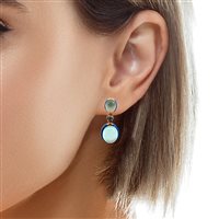 Ohrringe Lucos Dame in Silber Quarzo idrotermale ESOR D75-BLU - ESOR D75-BLU